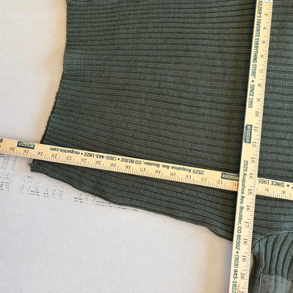 Vintage Western Military Style Wool Sweater
